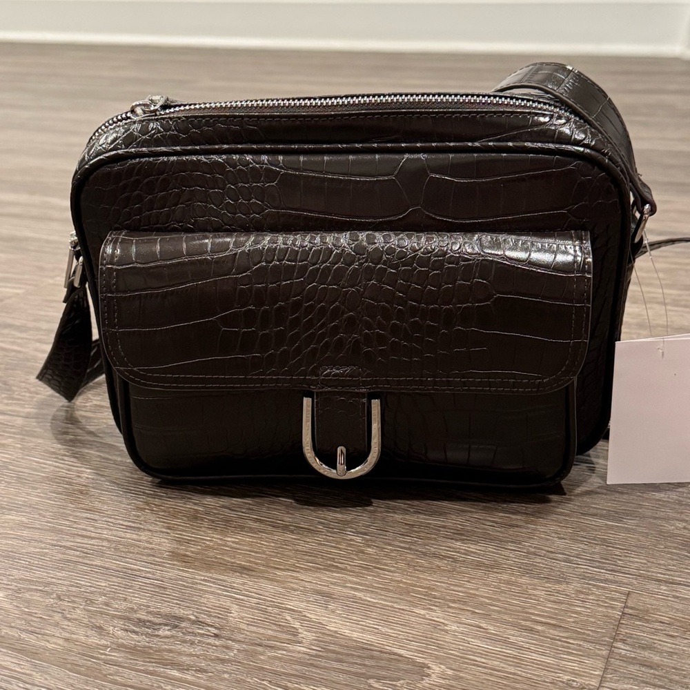 H&M Cross body Bag Faux Crocodile leather - Picture 11 of 16